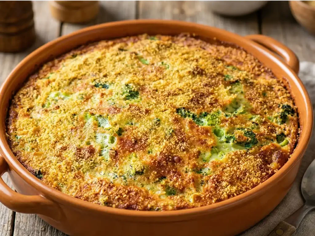 פשטידת ברוקולי עם גבינות משגעת